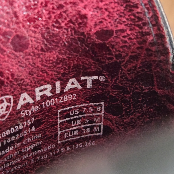 Ariat Black Cowboy Western Boots - Picture 6 of 9